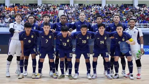 ฟุตซอลไทย ร่วมสาย เวียดนาม, คูเวต, เลบานอน ศึก AFC Futsal Asian Cup 2026