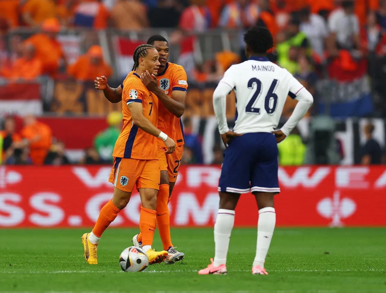 ประมวลภาพ "อังกฤษ"  แซงชนะ "เนเธอร์แลนด์" ทะลุเข้าชิงฯ ยูโร 2024