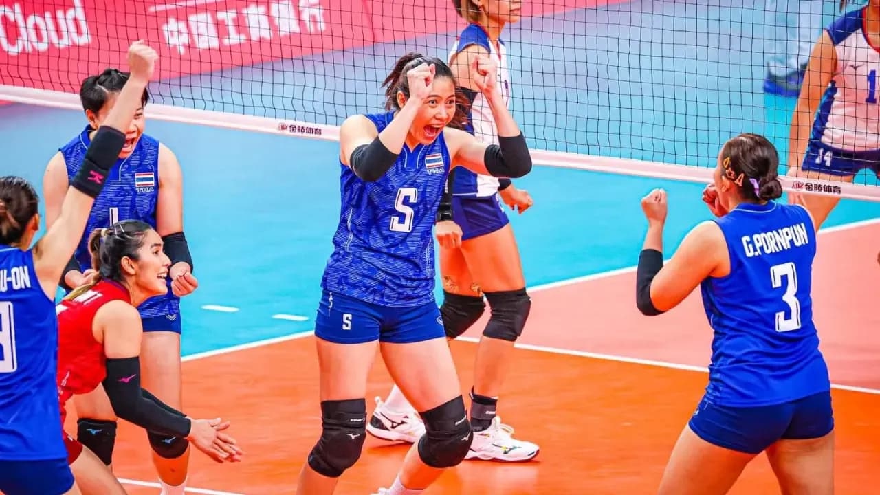 ประมวลภาพ กีฬาเอเชียนเกมส์วอลเลย์