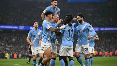 ผลบอลเมื่อคืน แมนซิตี้ ไล่ถล่ม ดอร์ทมุนด์ ขึ้นที่ 4 ยูฟ่า แชมเปียนส์ลีก