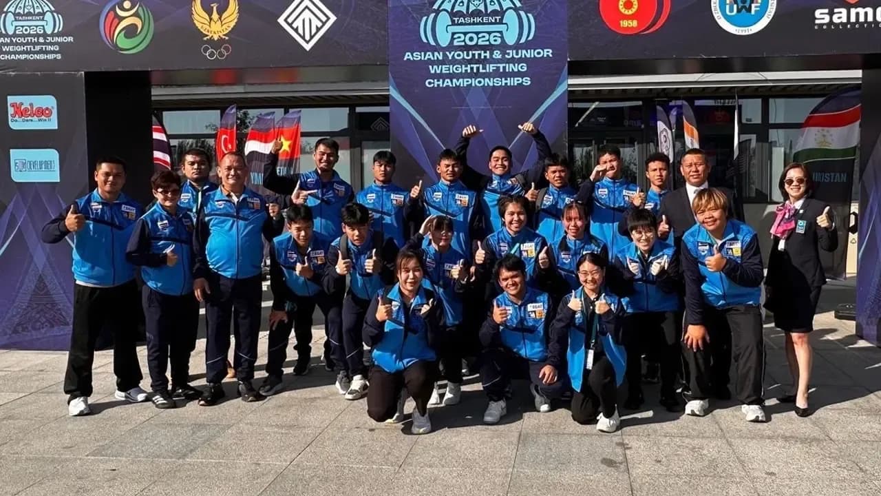 "ยกน้ำหนักทีมชาติไทย" ชุดลุย "ชิงชนะเลิศแห่งเอเชีย" เตรียมลัดฟ้ากลับไทย หลังซิวรวม 12 เหรียญ